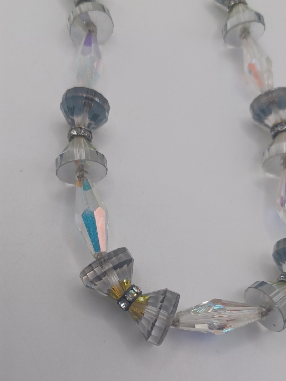 Vendome Crystal Half Cone and Bicone Choker Necklace - Picture 3 of 8